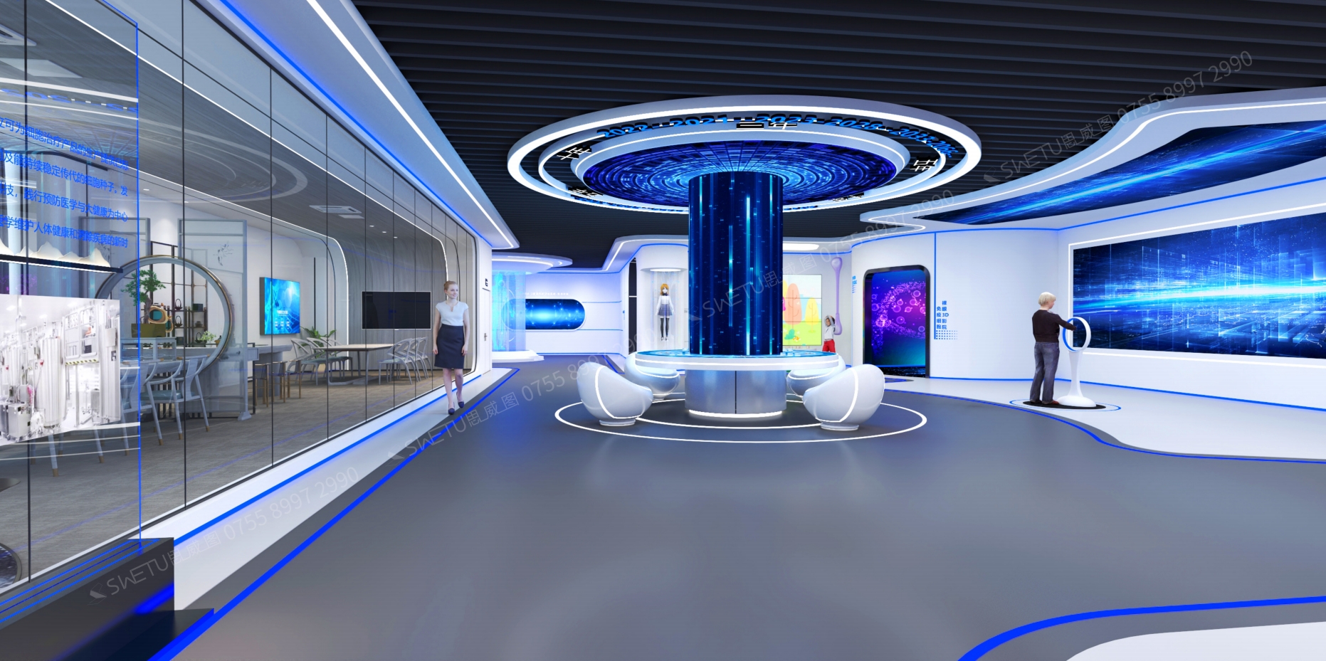 沉浸式干细胞展厅如何用故事化叙事打破科技冰冷感|2026干细胞展厅设计公司