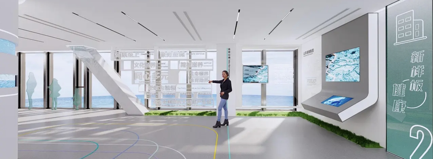 思威图数字干细胞科普馆,如何跳出展板堆砌,做出真正的高级感?|干细胞展厅设计公司|企业展厅设计|生物科技展厅设计|IVD原料展厅