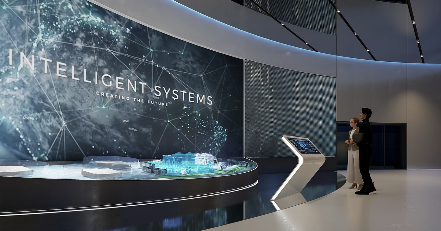 颠覆传统!科技展厅设计新思路,告别“展板+实物”的低效困境|2026干细胞企业展厅设计公司 思威图数字